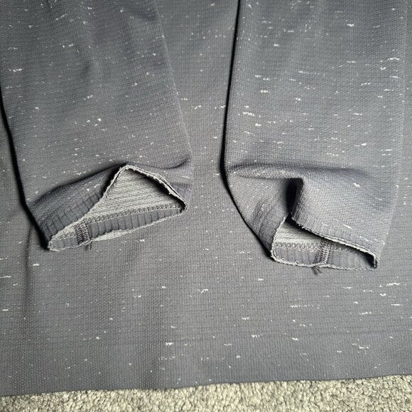 Lululemon Swiftly Tech Hooded 1/2 Zip Long Sleeve Size 10 Nebula Grey White Read - Picture 3 of 14